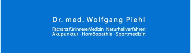 Naturheilkunde und Innere Medizin; Dr. med. Wolfgang Piehl; Facharzt für Innere Medizin, Naturheilverfahren, Akupunktur, Homöopathie, Sportmedizin; 66129 Saarbrücken